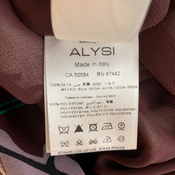 ALYSI Oversize Floral Print Dress, Size 2 - Picture 7 of 7